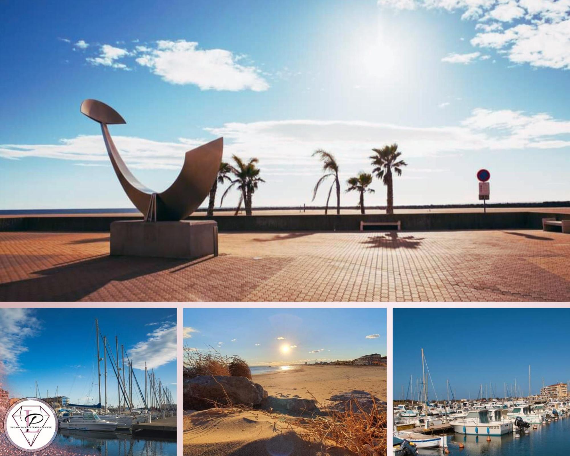 Les Mouettes, Bel Appartement A 50M Des Plages De วัลราส์-ปลาจ ภายนอก รูปภาพ